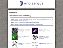 Tablet Screenshot of imajeenyus.com